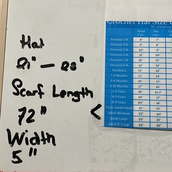 KIDS-Crochet Hat and Scarf Set - Picture 6 of 6